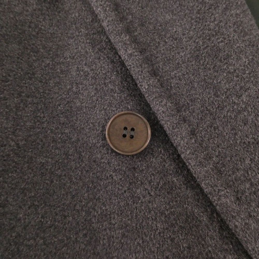 Max Mara Maxmara Coat S Wool Silk Silver Tag 38 — view 6