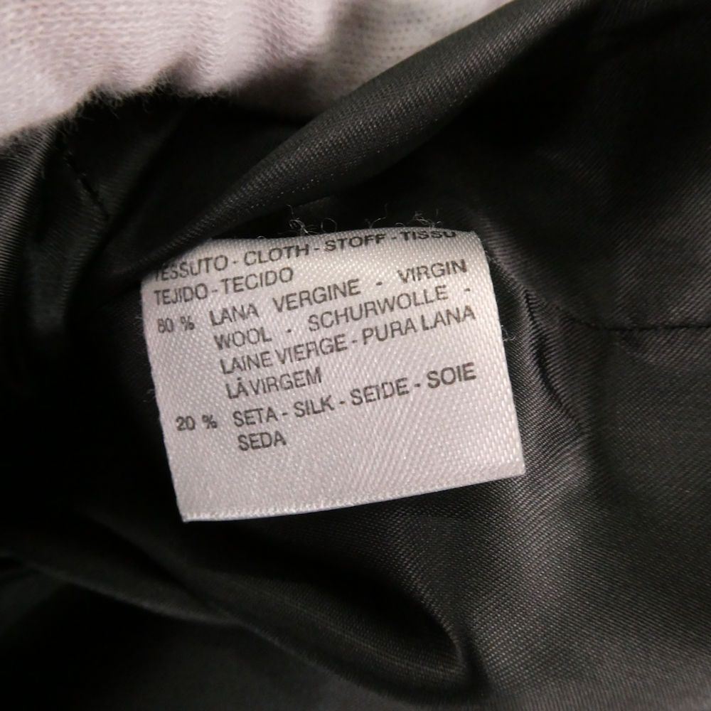 Max Mara Maxmara Coat S Wool Silk Silver Tag 38 — view 3