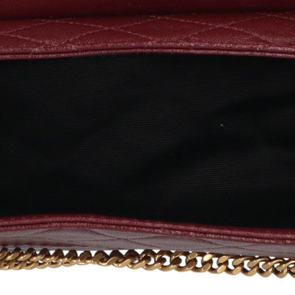 Saint Laurent Paris Nolita Mini YSL Logo Quilted Chain Shoulder Bag — view 3