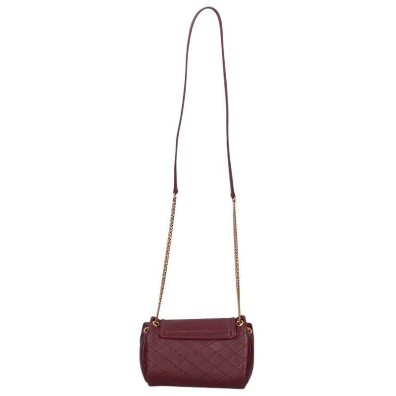 Saint Laurent Paris Nolita Mini YSL Logo Quilted Chain Shoulder Bag — view 2