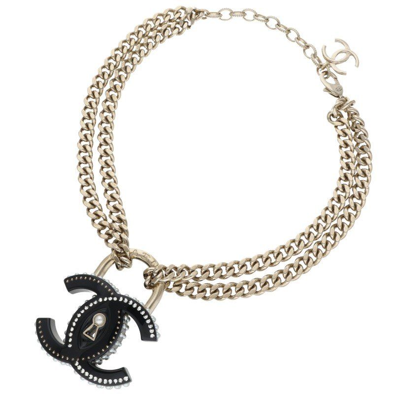 Chanel Padlock Motif Choker Necklace — view 2