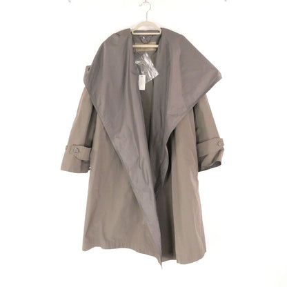 Max Mara Maxmara Rain Wear Coat Polyester Cotton Long 42