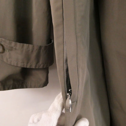 Max Mara Maxmara Rain Wear Coat Polyester Cotton Long 42 — view 6