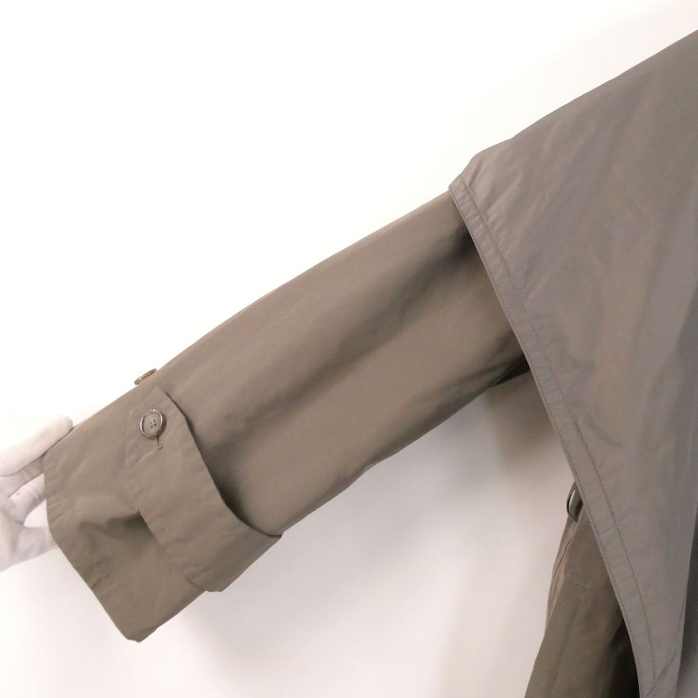 Max Mara Maxmara Rain Wear Coat Polyester Cotton Long 42 — view 5