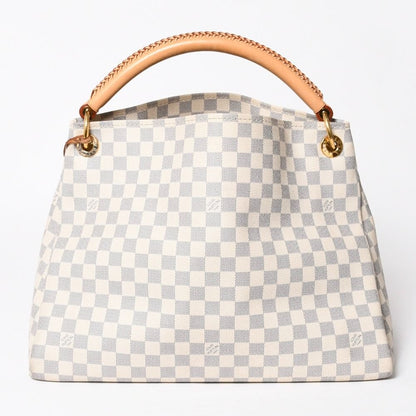 Louis Vuitton Artsy MM Shoulder Bag Monogram Leather Gold — view 2