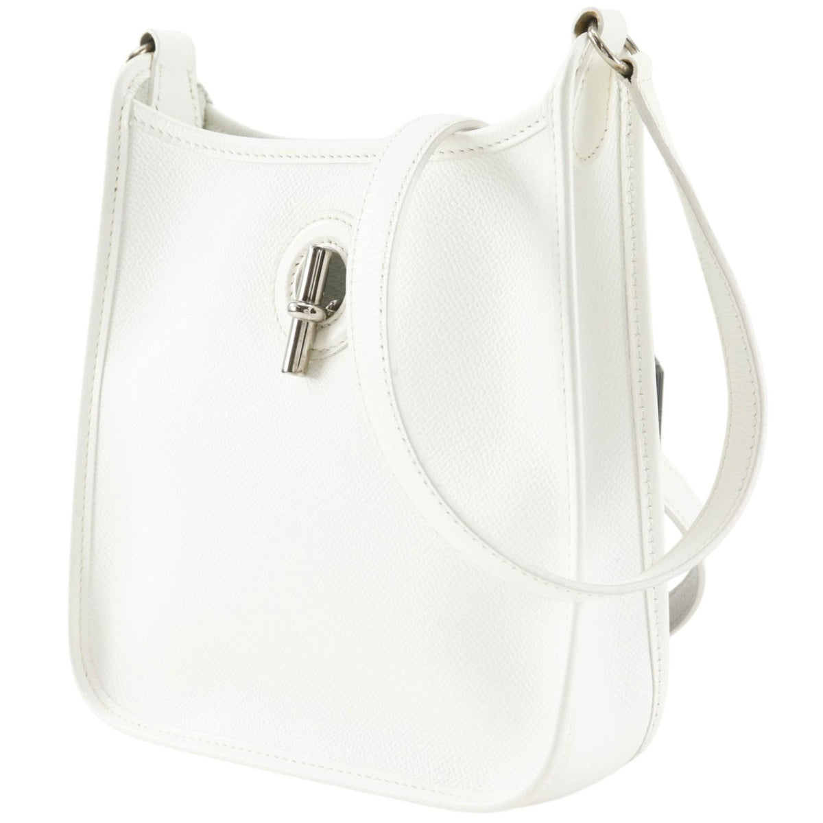 Hermes Vespa Veau Epsom White Shoulder Bag — view 2