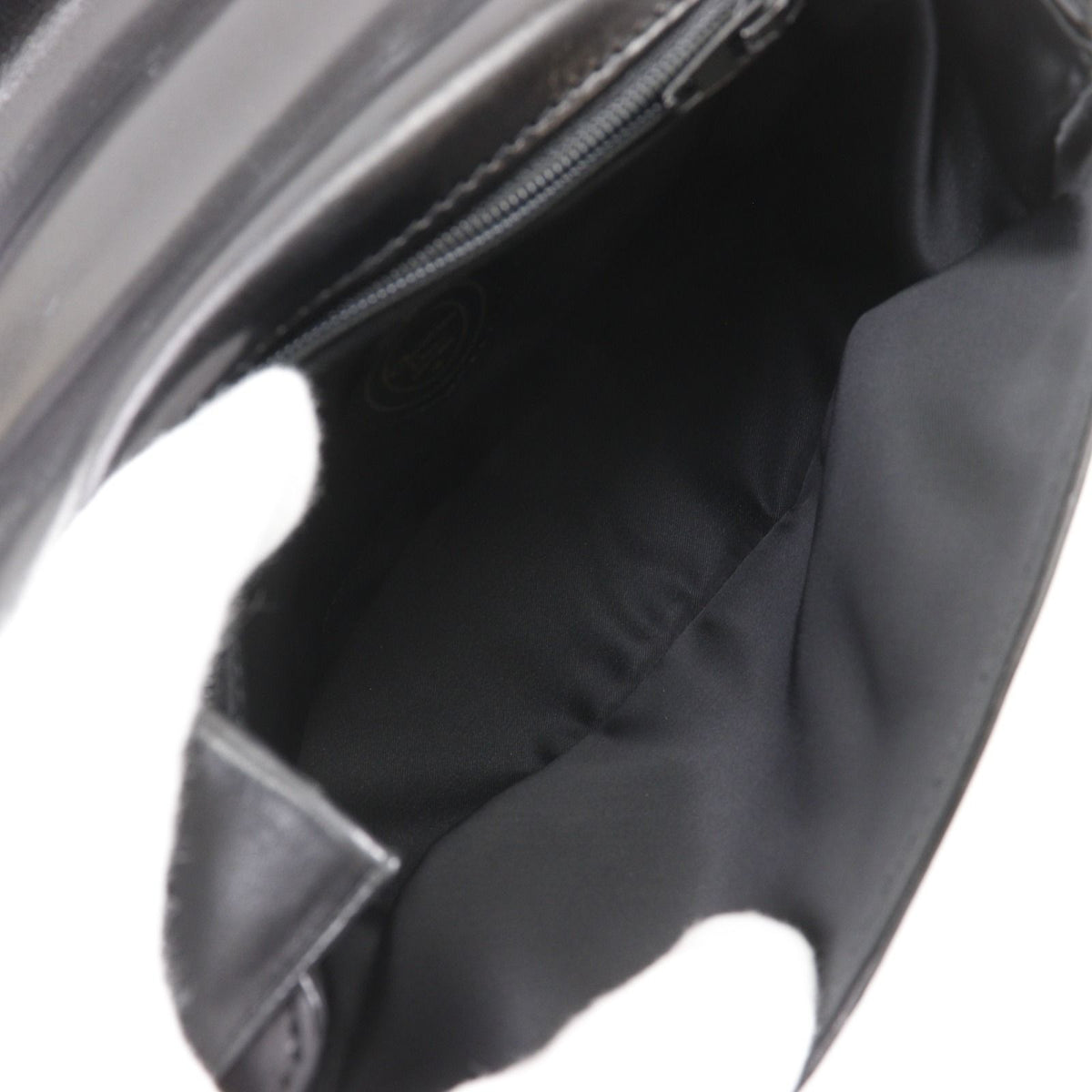 Dior Vintage Calf Hair Black Handbag — view 6