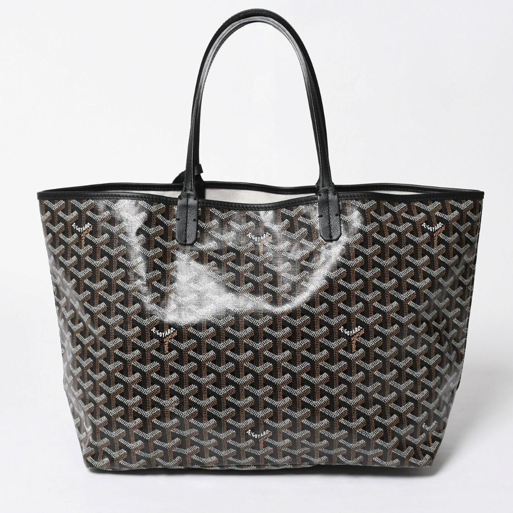 Goyard Saint Louis PM Tote Bag Black Leather — view 2