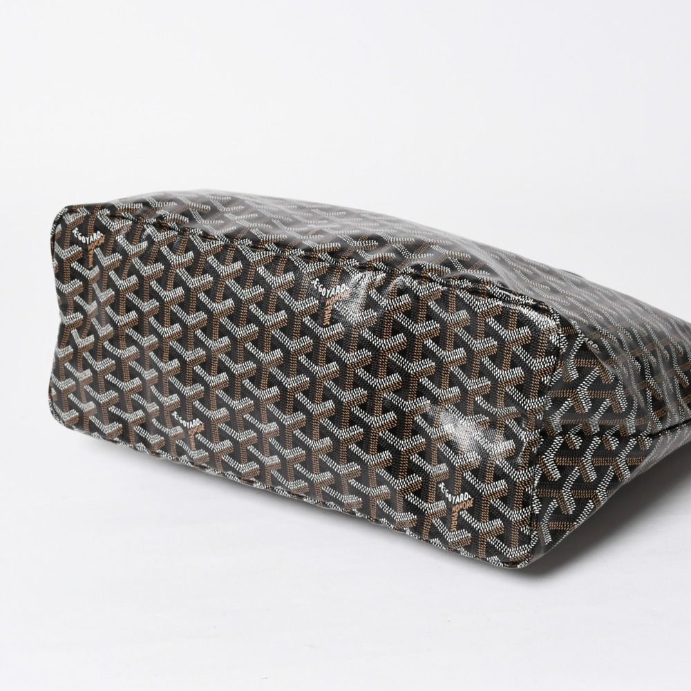Goyard Saint Louis PM Tote Bag Black Leather — view 7