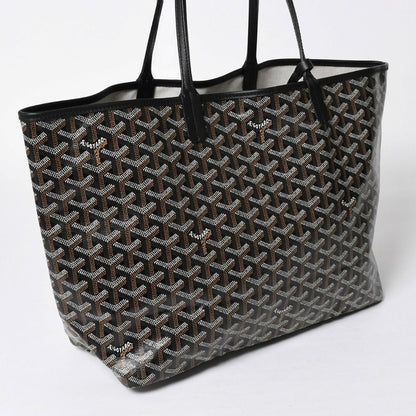 Goyard Saint Louis PM Tote Bag Black Leather — view 3