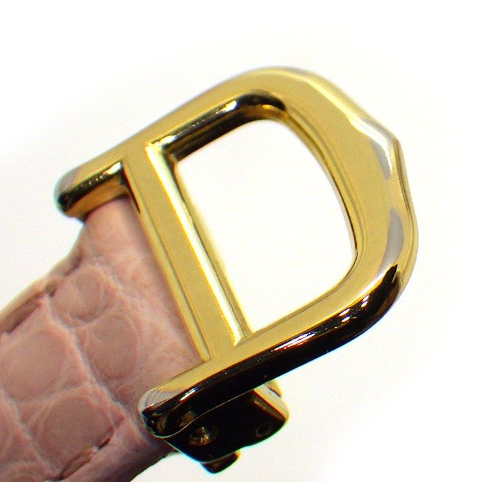 Cartier Watch Must Colisee SM Ivory Dial Roman Index SS Pink Leather Strap — view 8