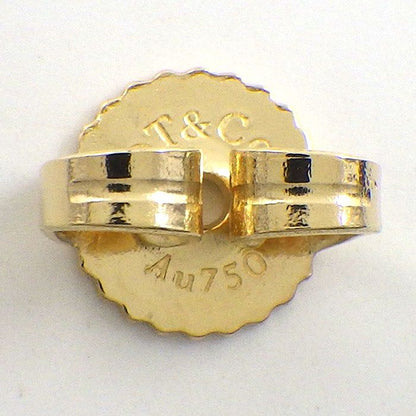 Tiffany & Co Earrings T Wire Hoop Medium 18k Yellow Gold — view 4