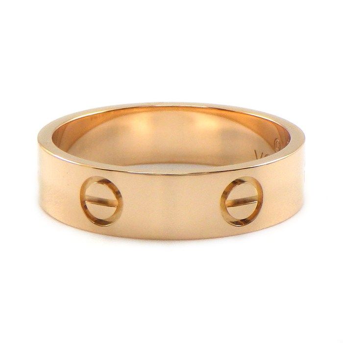 Cartier Ring Love Classic Model MM 18k Pink Gold — view 2