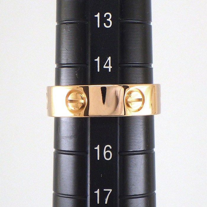 Cartier Ring Love Classic Model 18k Pink Gold — view 5