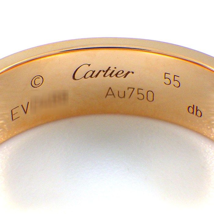 Cartier Ring Love Classic Model 18k Pink Gold — view 3