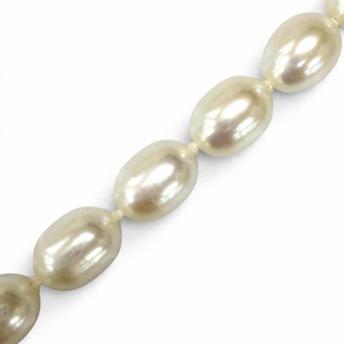 Tiffany & Co Elsa Peretti Fresh Water Pearl 925 Open Heart Bracelet White — view 6