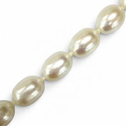 Tiffany & Co Elsa Peretti Fresh Water Pearl 925 Open Heart Bracelet White — view 6