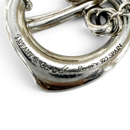 Tiffany & Co Elsa Peretti Fresh Water Pearl 925 Open Heart Bracelet White — view 7