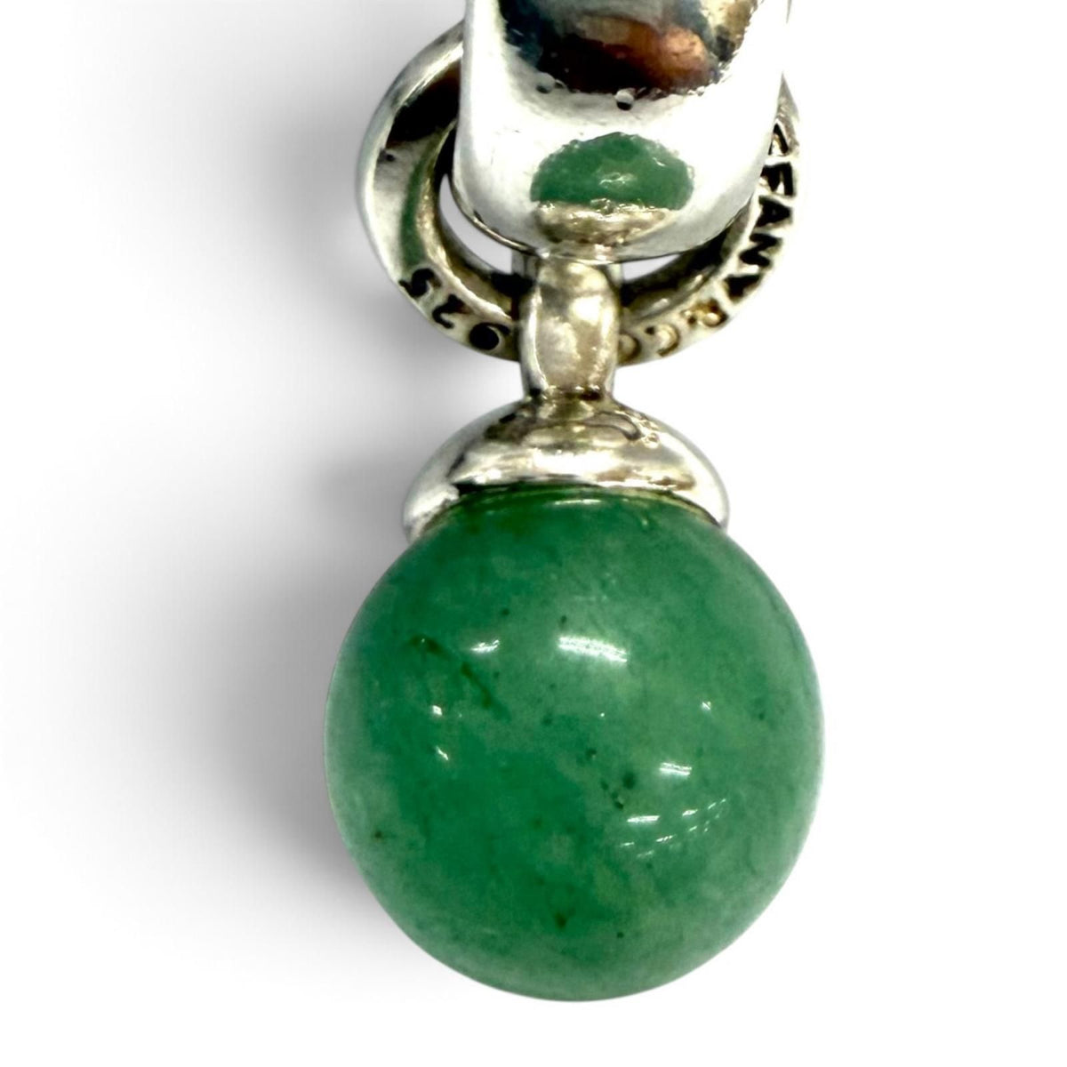 Tiffany & Co 925 Jadeite Earrings Silver Green — view 6