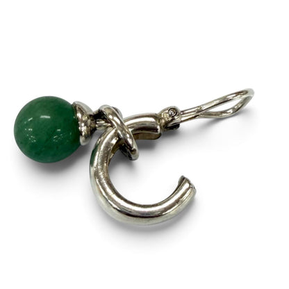 Tiffany & Co 925 Jadeite Earrings Silver Green — view 5