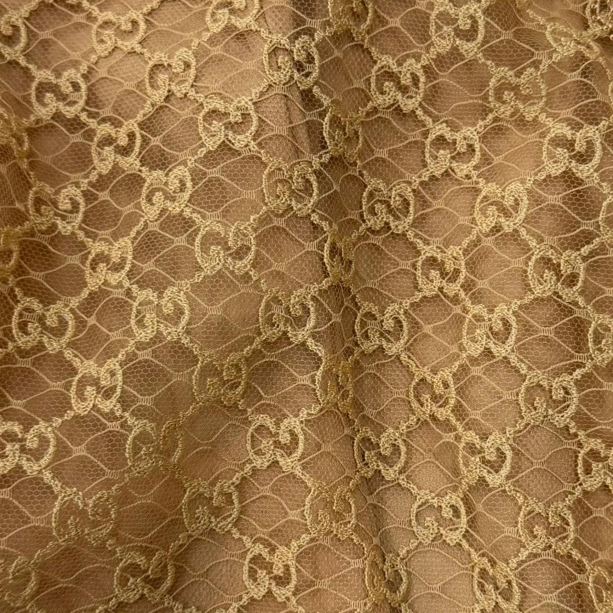 Gucci Lining Silk Skirt Beige — view 7