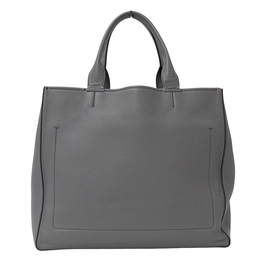 Tiffany & Co 2-Way Shoulder Bag Leather Gray — view 2
