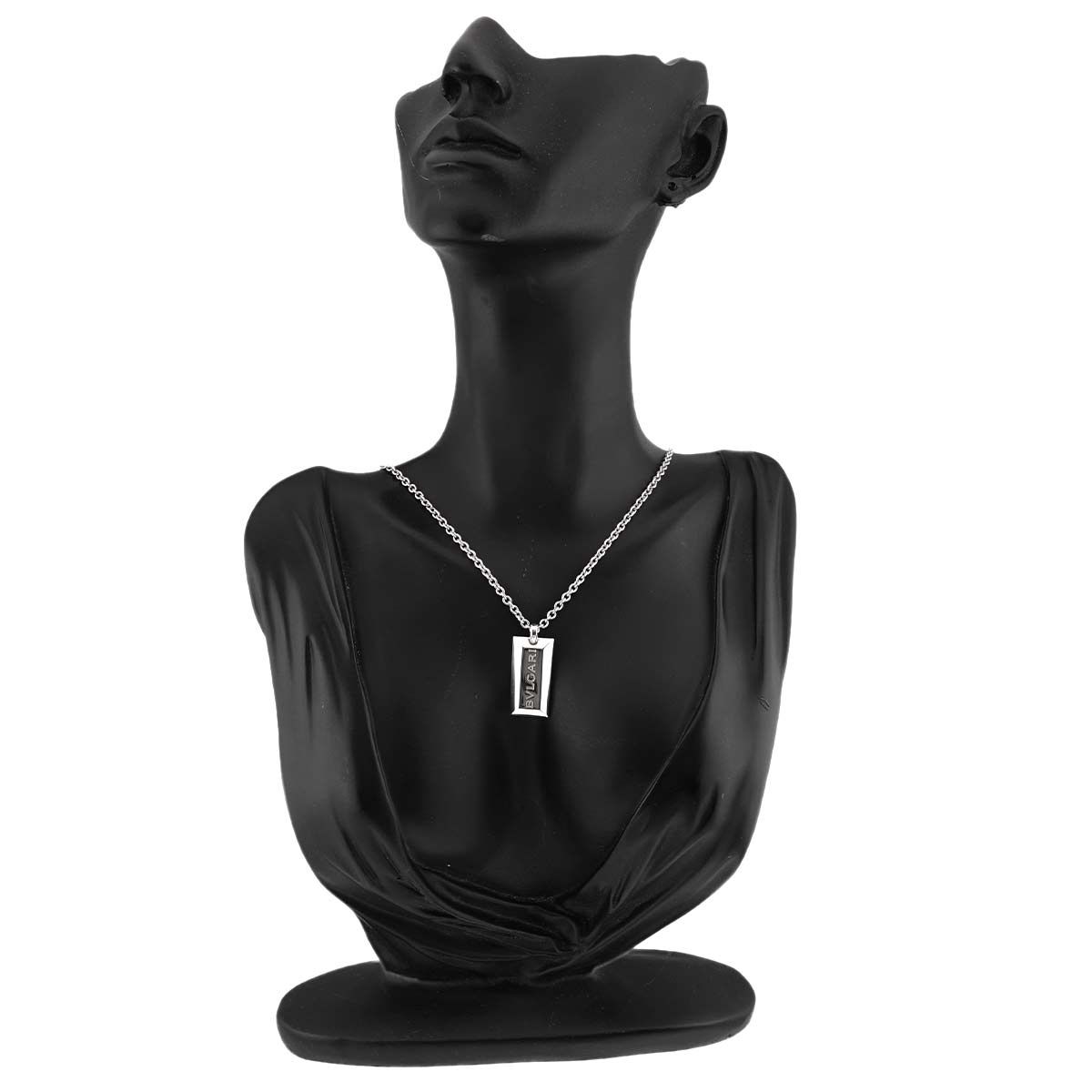 Bvlgari Ingot Necklace 18k White Gold — view 7