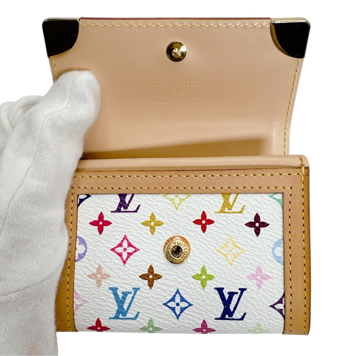 Louis Vuitton Monogram Coin Purse Portefeuille Monnaie Plastic Multicolor — view 5