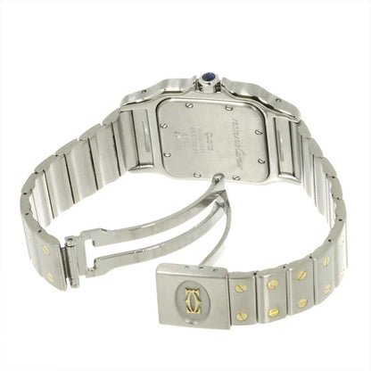 Cartier Santos Galbee LM Watch Date Yellow Gold — view 4