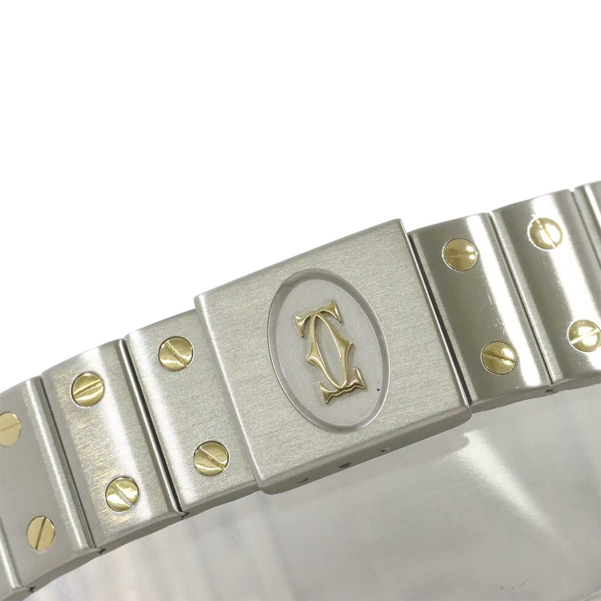 Cartier Santos Galbee LM Watch Date Yellow Gold — view 6