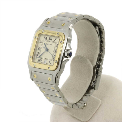 Cartier Santos Galbee LM Watch Date Yellow Gold — view 2