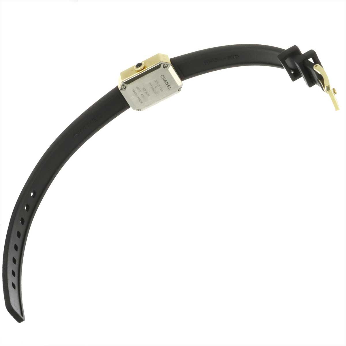 Chanel Premiere Velvet Watch Black 18K Yellow Gold Quartz — view 4