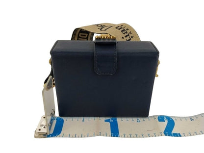 Dior Shoulder Bag Addict Small Box Black Leather Gold — view 2