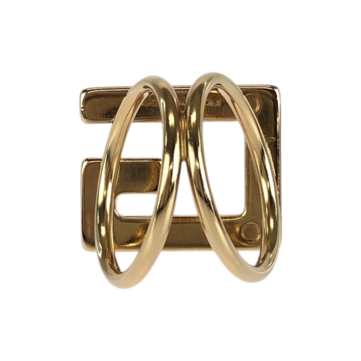 Gucci G Logo Gold Plated Scarf Ring — view 2