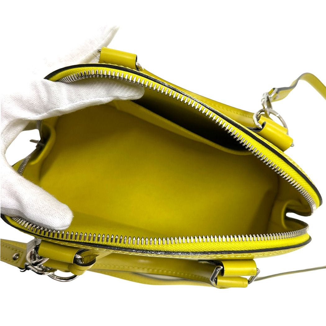 Louis Vuitton Epi 2-Way Shoulder Bag Alma BB Pistache Yellow Mini Small Handle — view 5