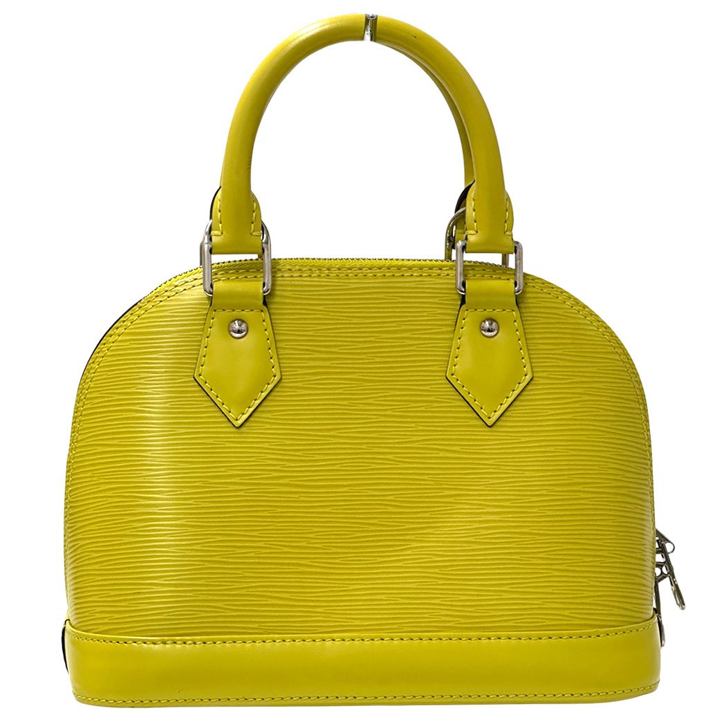 Louis Vuitton Epi 2-Way Shoulder Bag Alma BB Pistache Yellow Mini Small Handle — view 2