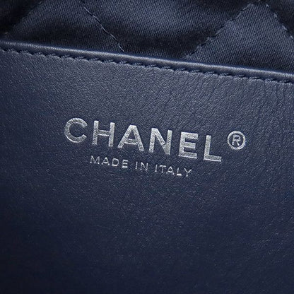 Chanel 2-Way Chanel 22 Hobo Mini Denim Blue Matte Silver — view 7