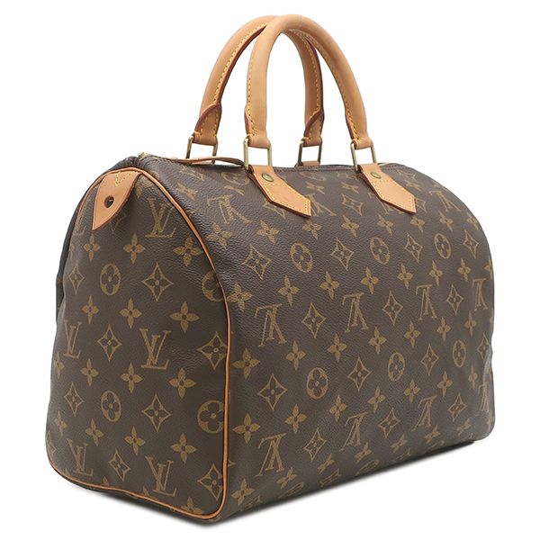 Louis Vuitton Handbag Speedy 30 Monogram Canvas Gold Brown — view 2