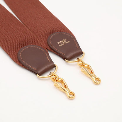Hermes Evelyne Shoulder Strap for Only Canvas Leather Brown Gold Handbag — view 3