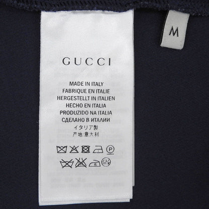 Gucci Bicolor Crew Neck Short Sleeve Dress Navy Black — view 7