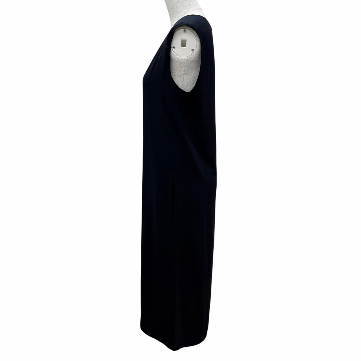 Hermes Vintage Silk 100% Martin Margiela Era Valouse Sleeveless V-neck Dress — view 3