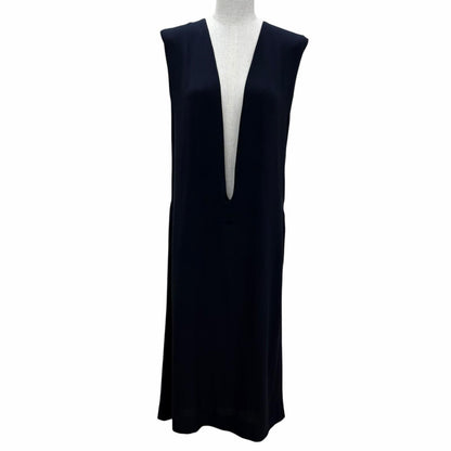 Hermes Vintage Silk 100% Martin Margiela Era Valouse Sleeveless V-neck Dress