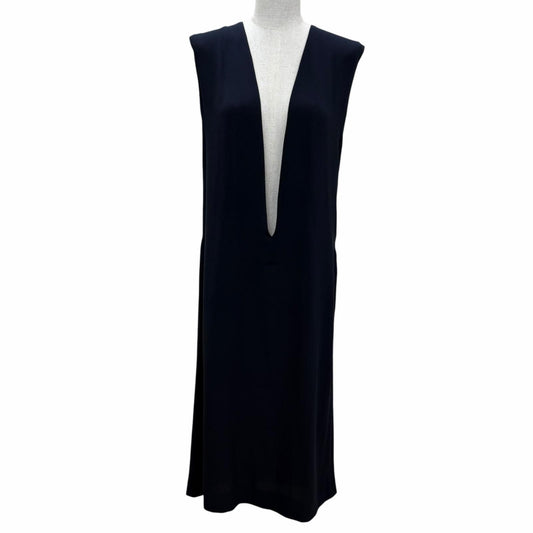 Hermes Vintage Silk 100% Martin Margiela Era Valouse Sleeveless V-neck Dress