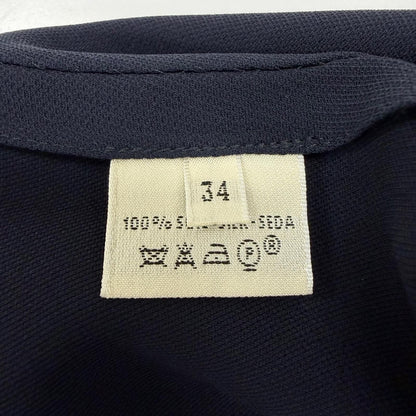 Hermes Vintage Silk 100% Martin Margiela Era Valouse Sleeveless V-neck Dress — view 6