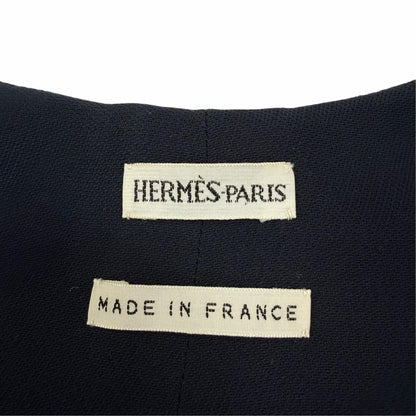 Hermes Vintage Silk 100% Martin Margiela Era Valouse Sleeveless V-neck Dress — view 5