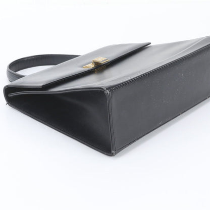 Dior Vintage Leather Handbag Tote Black — view 5