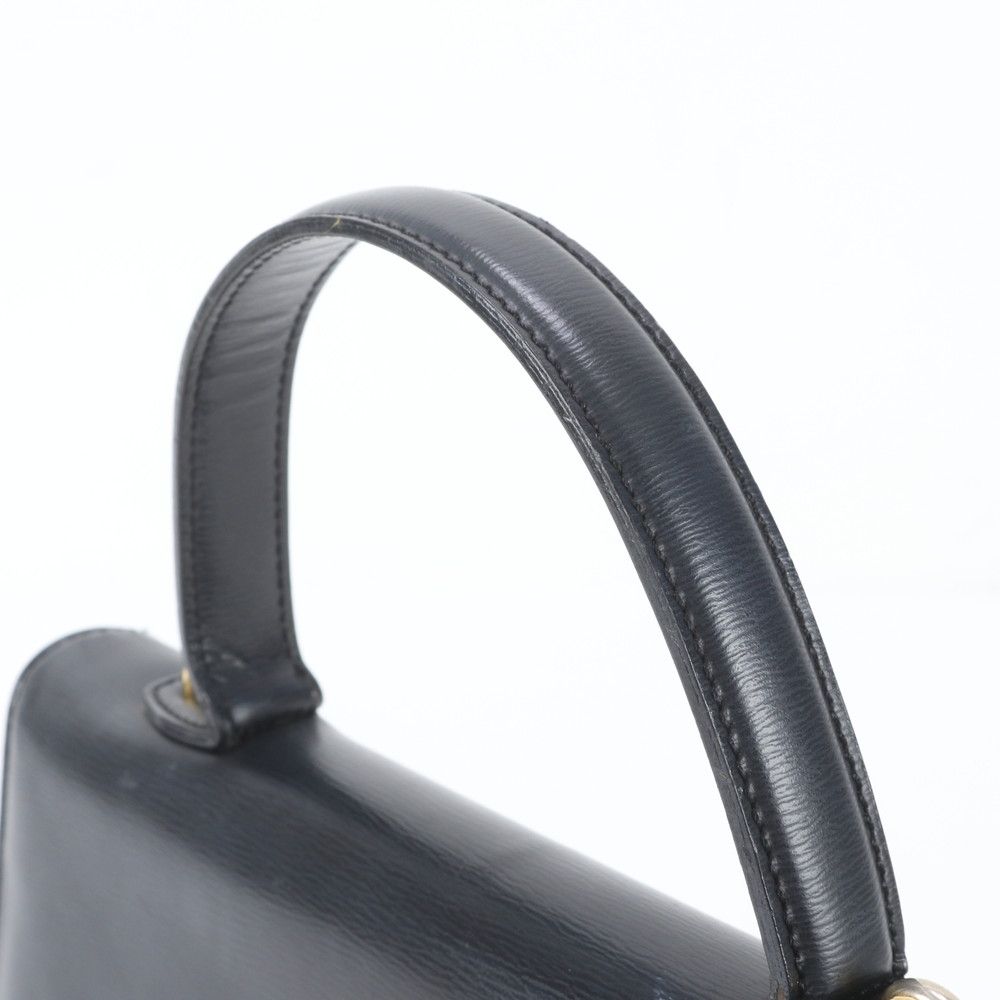 Dior Vintage Leather Handbag Tote Black — view 2