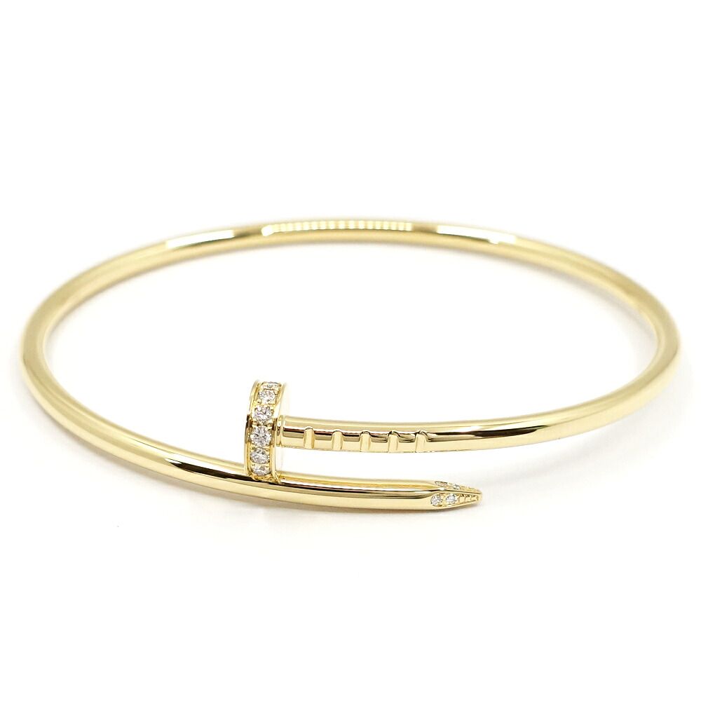 Cartier 18k Yellow Gold Juste un Clou Diamond Bracelet SM