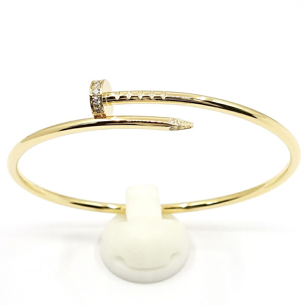 Cartier 18k Yellow Gold Juste un Clou Diamond Bracelet SM — view 2