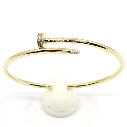 Cartier 18k Yellow Gold Juste un Clou Diamond Bracelet SM — view 2